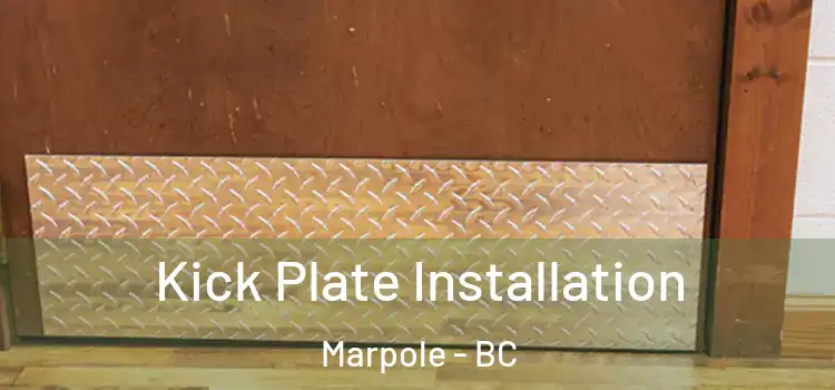 Kick Plate Installation Marpole - BC